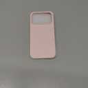 ORNARTO Compatible with iPhone 17 Pro Case 6.3", Slim Liquid Silicone 4 Layers Full Covered Soft Gel Rubber Shockproof Cover, Protective Phone Case for iPhone 17 Pro-Chalk Pink