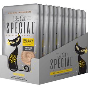 Tiki Cat Special Fussy! Supports Healthy Digestion Cat Wet Food, 68g
 (12 Count),  BB 07/24/2026