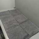 OLANLY Bathroom Rugs Mat 30x20, Extra Soft Absorbent Microfiber Bath Rugs, Rubber Backing, Quick Dry, Machine Washable Bath Mats for Bathroom Floor, Tub and Shower, Home Decor Accessories, Grey