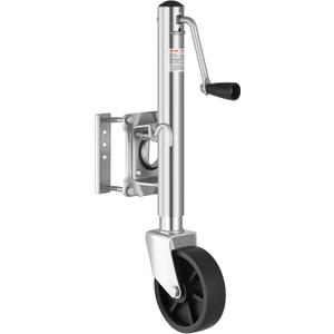 VEVOR Trailer Jack with Wheel, 1000 lbs Load Capacity, Heavy Duty Swivel Boat Trailer Jack with PP Single Wheel & Ergonomic Handle, 10-inch Lift, Fit for RVs, Boats, Horse Trailers, Utility Trailers VEVOR Trailer Jack with Wheel, 1000 lbs Load Capacity, Heavy Duty Swivel Boat Trailer Jack with PP Single Wheel & Ergonomic Handle, 10-inch Lift, Fit for RVs, Boats, Horse Trailers, Utility Trailers