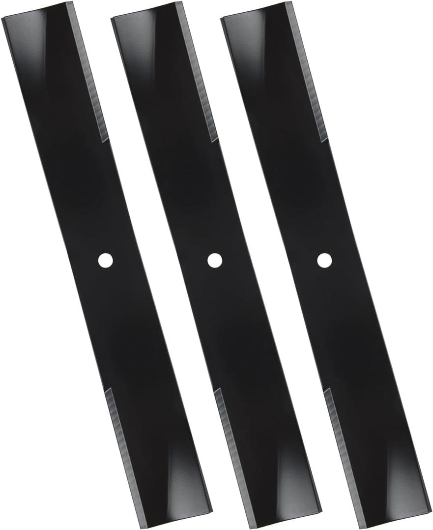 27-0990 Mower Blade Compatible with to ro Z Master TimeCutter ZX 52" Deck, High Lift Blades for 56-2390 92-7961 106-0626, 18" Length 1/2" Blade Hole, 3 Pack