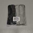 Travel Utensils Set with Case 4 Pack, Reusable Stainless Steel Portable Cutlery (Fork, Spoon, Knife, Straws & Cleaner) for Work, Dorm, Camping, Lunch Box, Compact Durable Silverware by Ecoberi (Black-Grey)