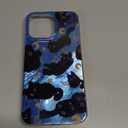 Compact Case for iPhone 15 Pro Max Black cat Design,Cute Trendy Soft Slim TPU Shockproof Protective Bumper Phone Cases Cover for Women Girls Aesthetic Glitter Shiny Adorable