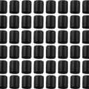 LQ Industrial 60PCS Plastic Drainage Basket Feet Bowl Rack Non Slip PVC Feet 5MM Kitchen Sink Rack Feet Used to Support the Sink Rack to Protect the Sink Grill Black