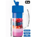 Hy-Impact Better Blender - Personal with handle and straw - 16oz. USB Rechargeable