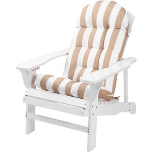 Enipate Weather Resistant Adirondack Chair Cushions High Back Indoor Outdoor Patio Tufted Lounge Cushion Seat Pads