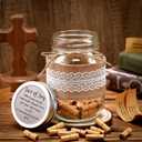 Jinei Christmas Christian Gift Bible Verses Jar Religious Gift for Women Men Read Me When Bible Verses Jar Inspirational Christmas Stocking Stuffer for Church Prayer Birthday Mom Father Coworker