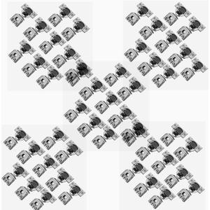 50 Pieces Soft Close 1-1/4" Overlay Cabinet Hinge Cabinet Kitchen Hardware Kitchen Cabinet Door Hinges with Screws 105 Degree 6 Ways 3 Cam Adjustment (50 Pieces)