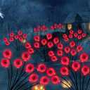 3 x Halloween Decorations, 4 Pack Halloween Yard Decorations Solar Two Functions, Halloween Lights for Patio Garden Lawn Party Decorations