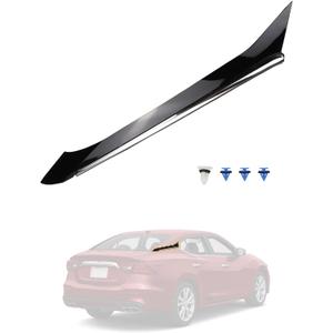 Flecto Rear Door C-Pillar Windshield Outer Trim Right Passenger Side, Compatible with 2016-2021 Nissan Maxima, Rear Quarter Window Moulding Cover Replace 78872-9DJ1A 78872-9DD0B 78872-4RA0A