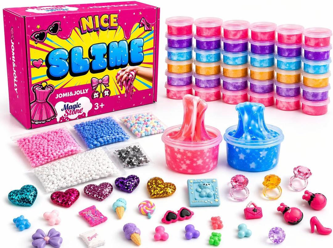 36 Pack Party Favors Slime for Kids, Slime Kit for Classroom Prize, 8 inches x 10 inches x 2.5 inches