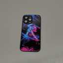 Anime Phone Case for iPhone 14 Pro Max, Slim-Fit Manga Design Glass Shell, Pocket-Friendly Precision Cutouts Protective Cover (Inosuke)