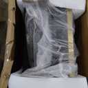 Kaleurrier Black and Gold Barber Chair: Professional Heavy Duty Recliner Salon Chair for Hair Stylist - Reclining Hydraulic Barber Shop Chairs for Home Hair Beauty Salon Massage Barbershop, Black Leather Gold Frame