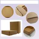 11x9.6x3 Inches Shipping Boxes Set of 25Brown Cardboard Boxes Recyclable Corrugated Mailers for Small Business, E-commerce, Gift Packaging Storage Boxes Products Box Self-Locking Folding Boxes