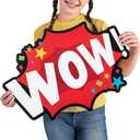 Wow Work Wall Bulletin Board Set 62 Pieces, 24 1/2 x 16