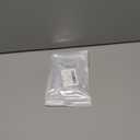 8 Pcs Curtain P Clip Blind Cord Holder, Roller Shade Clear Safety Chain Retainer and Cord Guide Curtain Fixation Hook P Clip Bead Chain Tension Device with Screws for Roller Vertical and Roman Shades