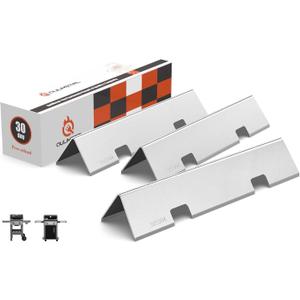 SUS304 Stainless Steel Flavorizer Bars for Weber Spirit 200 & Spirit II 200 Series, Spirit 2 Grill Parts for Weber Spirit II E-210, Spirit E-210, 15.3" GS4 Replacement Parts for Weber 67045 7635