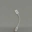 Amazon Basics USB-C to USB-A 3.1 Gen1 Female Adapter Cable Converter, 5Gbps High-Speed, USB-IF Certified, for Laptops, Tablets, Phones (iPhone 16/15), White