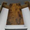 QEEIG Floating Shelves for Wall Bathroom Shelf Bedroom Kitchen Living Room Hanging Book Shelves Small Farmhouse Decor 16 inch Set of 3, Rustic Brown (015-BN3)