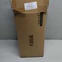 KSIIA Washable Dog Bed Deluxe Plush Dog Crate Beds Comfy Kennel Pad Anti-Slip Pet Sleeping Mat for Large, Jumbo, Medium, Small Dogs Breeds, 35" x 23", Gray (Grey)