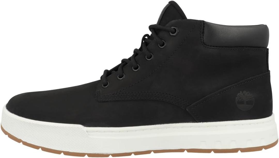Timberland Mens Maple Grove Leather Chukka (9, Jet Black)