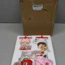 Heavy-Duty Christmas Stocking Holders for Mantle, Set of 4 Weighted Pink Santa Themed Xmas Stocking Hooks, Anti-Slip Christmas Hooks for Winter