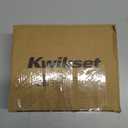 Kwikset Casey Entry Door Handle with Lock and Key, Secure Keyed Reversible Lever Exterior, For Front Entrance and Bedrooms, Matte Black , Pick Resistant Smartkey Rekey Security and Microban