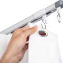 ACMEART Ceiling Curtain Track,Retractable Ceiling Track for Curtains,4.8-8.15ft,Room Divider Curtain Rod,Ceiling Rails Set with Silent Rollers and Hooks for Living room/Bedroom/Shower/RV,2 Sets