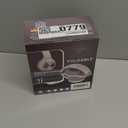 Riwbox Bluetooth Headphones, XBT-80 Folding Stereo Wireless Bluetooth Headphones Over Ear with Microphone and Volume Control, Wireless and Wired Headset for PC/Cell Phones/TV/Gym (Black Gold)