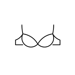 Pack Of 2 seamless wireless bra, Large