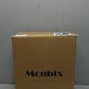 Monbix Queen Comforter Set - 7 Pieces Bed in a Bag Queen, Grey-Stripe Bedding Sets, All Seasons Comforter Bed Set with Sheets, Pillowcases & Shams