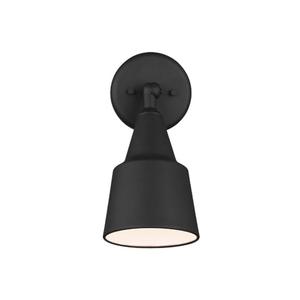 Generation Lighting 8560701-12 Outdoor Flood Light Adjustable Swivel Aluminum Flood Light, 1-Light 120 Watt, 12 Inch H x 6 Inch W, Black, 5.688 Inch Wide, Wet Rated