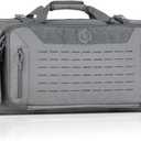 Savior Equipment Urban Warfare Tactical Double Long Gun Bag Case Backpack w/Pistol Handgun, 36" x 12" Double Rifle Case