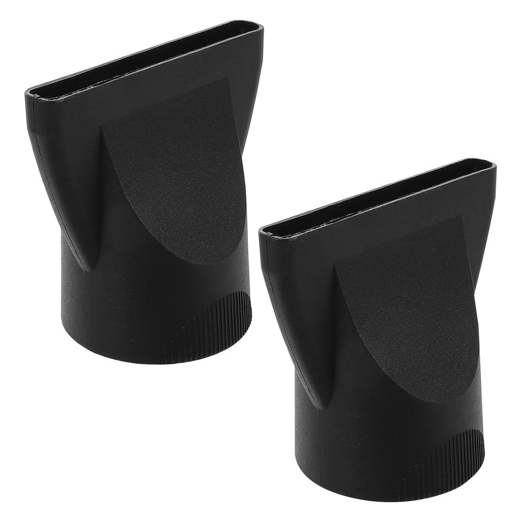 Beaupretty 2pcs Universal Hair Dryer Nozzle Attachment For Salon Styling Concentrator And Diffuser Tips For Blow Dryers For Curly Hair Hairdressing Accessories Black