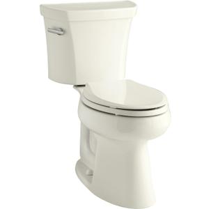 Kohler K-3999-96 Bath Highline Two-piece elongated toilet, 1.28 gpf, Biscuit