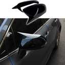 BOYUER for Toyota Corolla 2020 2021 2022 2023 2024 2025 2026,2019-2025 Corolla Hatchback 2PCS ABS Car Side Rear View Mirror Guard Cover Caps Trims Car Exterior Trim Accessories(Piano Black)