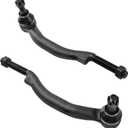 2Pcs Front Outer Tie Rod End ES3675 ES3676 for Chevy Trailblazer 2002-2009,Outer Tie Rods for GMC Envoy 2002-2009,Steering Tie Rod End for Buick Rainier 2004-2007