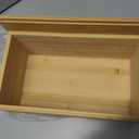Large Bamboo Bread Box for Kitchen Countertop | Vintage Wooden Breadbox for Pantry Storage | Eco-Friendly Bread Container Keeps Bread Fresh | Modern Bread Organizer