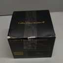 Coffee Filter Holder, White Basket Coffee Filter Storage with Lid, Round CoffeeFilter Container for Counter, Rustic Farmhouse Coffee Bar Accessories Decor (White)