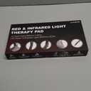 ALLOLO Red Light Therapy for Body, 16.7"*7.9" 660nm & 850nm Infrared Red Light Therapy Belt with Pulse for Back Waist, 3-in-1 LED Bead with Controller Timer, Gift for Women Men