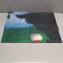 Christmas Tablecloth Fluffy Ragdoll Cat with Blue Eyes & Santa Hat Print 83 x 60 Inch Rectangle Table Cover Holiday Festive Dining Room Cloth Winter Xmas Party Decor