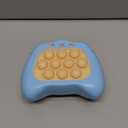 Pop Push Game Toy for Kids, Quick Fast Push Pop Puzzle Handheld Game Light up Fidget Toy 8-12, Bubble Sensory Toys Christmas Birthday Gifts for Kids Ages 3-12 (Light Blue)