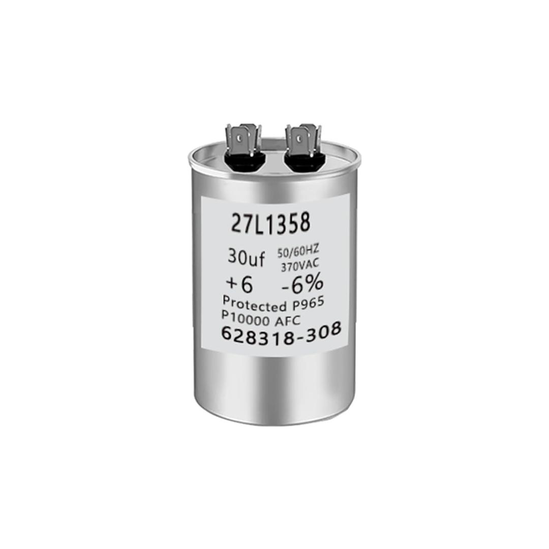 628318-308 27L1358 30 MFD 370V AC Motor Run Capacitor Replacement