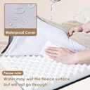 EHEYCIGA Large Dog Bed Memory Foam for Crate, Orthopedic Dog Bed Large Size Dogs with Washable Removable Cover, Waterproof Pet Sofa Couch with Nonskid Bottom, 35x22x6, Beige