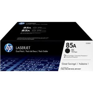 HP 85A Black Toner Cartridges (2-pack) | Works with HP LaserJet Pro P1102, P1109 Series, HP LaserJet Pro MFP M1212, M1217 Series | CE285AD