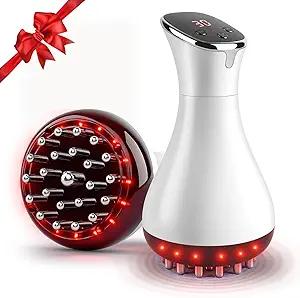 Rechargeable Lymphatic Drainage Massager & Cellulite Massage Tool with 3000mAh,Fascia Blaster for Reduce Stretch Marks for Legs, Arms & Belly,Body Sculpting Machine with Microcurrent for Office Travel