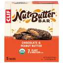 CLIF Nut Butter Bar - Chocolate Peanut Butter - Filled Energy Bars - Non-GMO - USDA Organic - Plant-Based - Low Glycemic - 1.76 oz. (5 Pack)