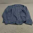 Amazon Essentials Men's Regular-Fit Long-Sleeve Chambray Shirt (XX-Large, Blue)