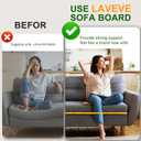 LAVEVE Heavy Duty Couch Cushion Support Board for Sagging Sofa, 30''x96'' Extra Thick Solid Wood Under Couch Insert with Anti-Slip Dots, Perfectly Fix and Protect Oversized Sofa, Extend Couch Life