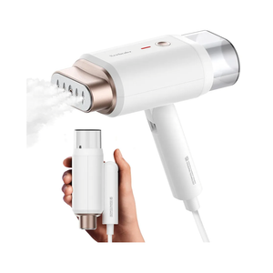 Newbealer Steamer for Clothes, 1200W Travel Steamer with Horizontal & Vertical Steaming, 2 Steam Levels, Dry Ironing, Foldable, 1.5lbs Lightly, 180ml Handheld Fabric Wrinkle Remover (120V Only)